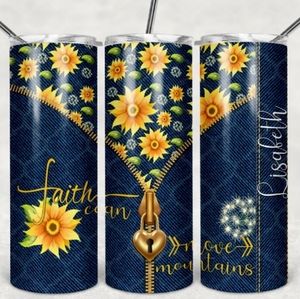 Custom 20oz stainless steel insulated tumbler, ink infused